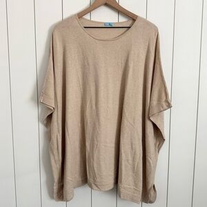 J. Mclaughlin Abigail Cashmere Blend Poncho Sweater
